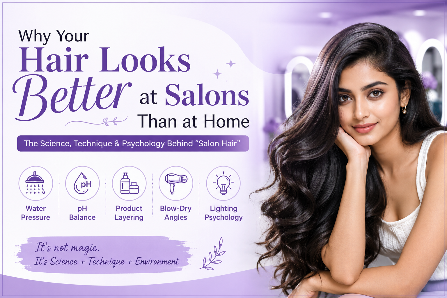 Why Your Hair Looks Better at Salons Than at Home