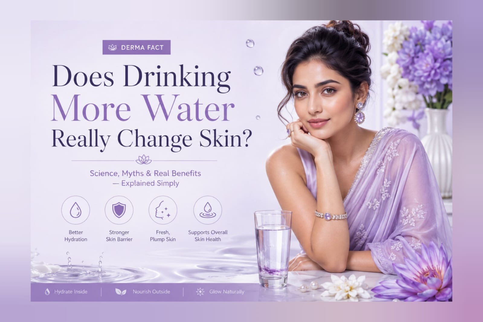 Does Drinking More Water Really Change Skin?