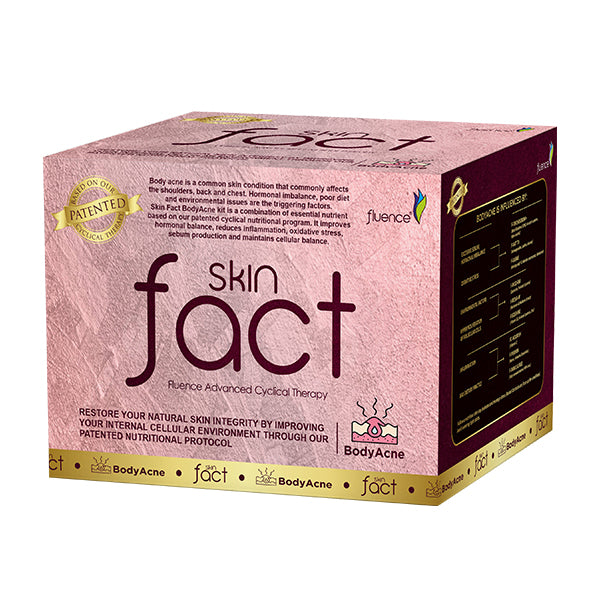 SKIN FACT BODY ACNE – Advanced Nutritional Support for Body Acne-Prone Skin | Fluence Advanced Cyclical Therapy