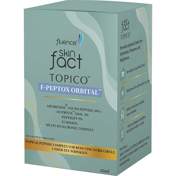 Skinfact Topico F-PEPTOX Orbital Serum – Peptide Under-Eye Care for Dark Circles, Fine Lines &amp; Hydration