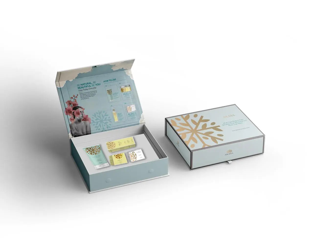AKASA Luxury Body Care Kit – Exfoliate, Nourish &amp; Glow