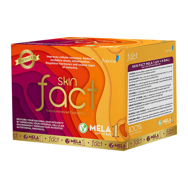 Skin Fact MELA 1 (UV + H. Balance) – Advanced Nutritional Support for Skin Pigmentation &amp; UV-Stress Wellness