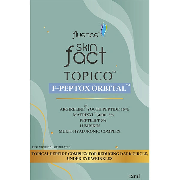 Skinfact Topico F-PEPTOX Orbital Serum – Peptide Under-Eye Care for Dark Circles, Fine Lines &amp; Hydration