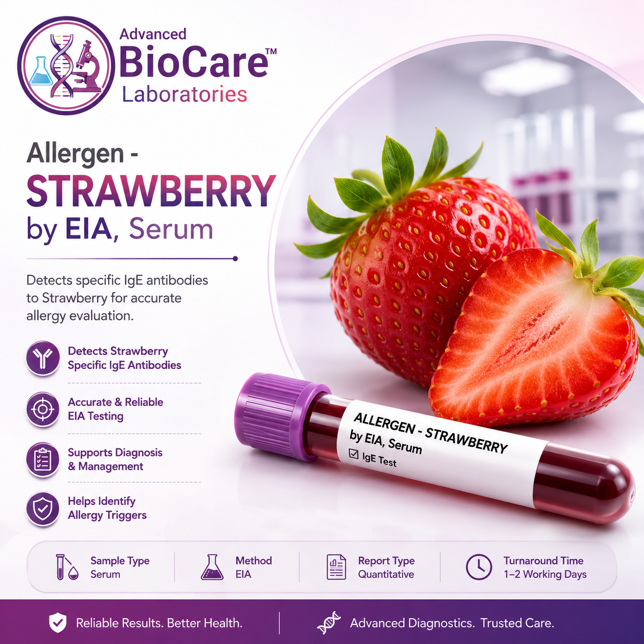 Allergen - STRAWBERRY by EIA, Serum