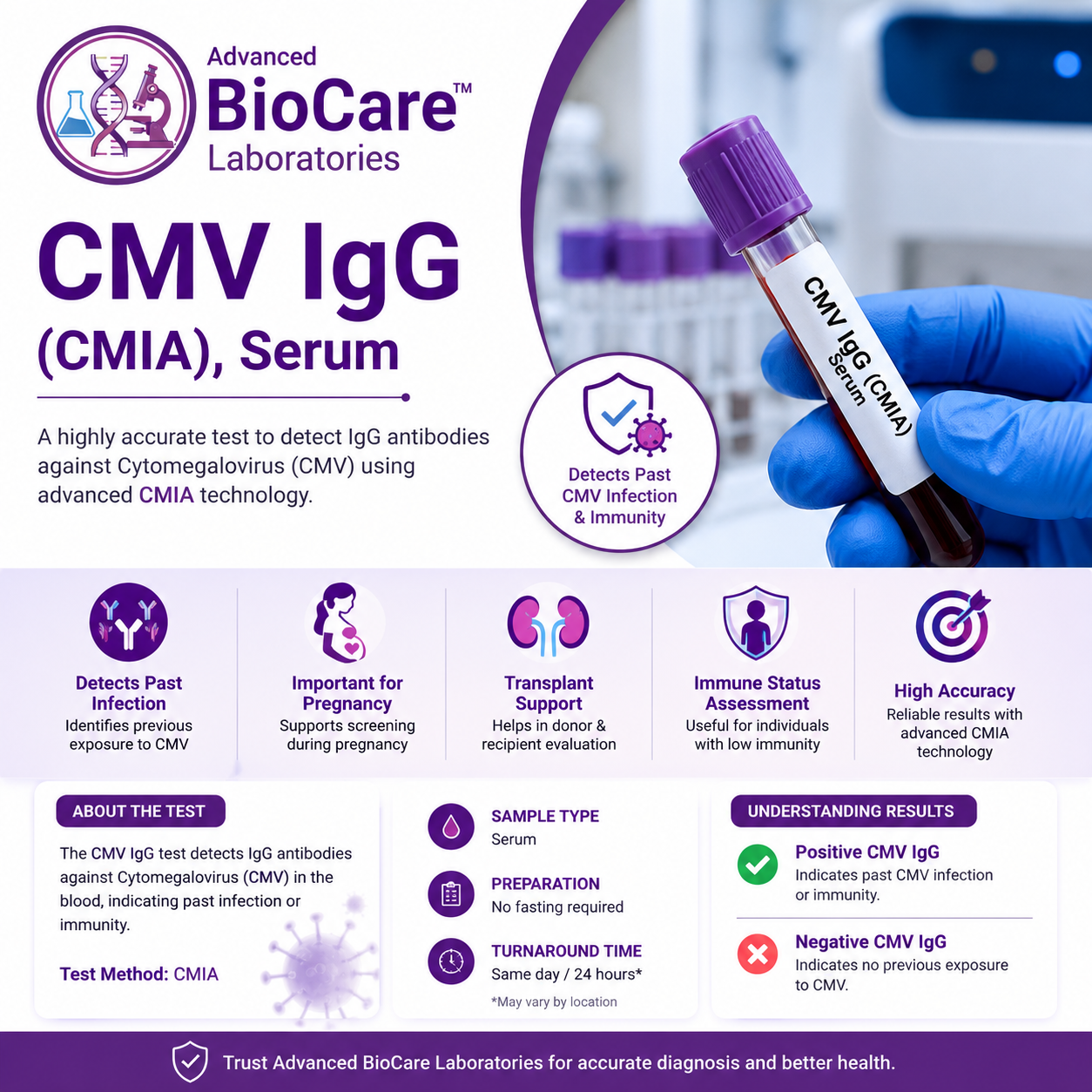 CMV IgG (CMIA), Serum