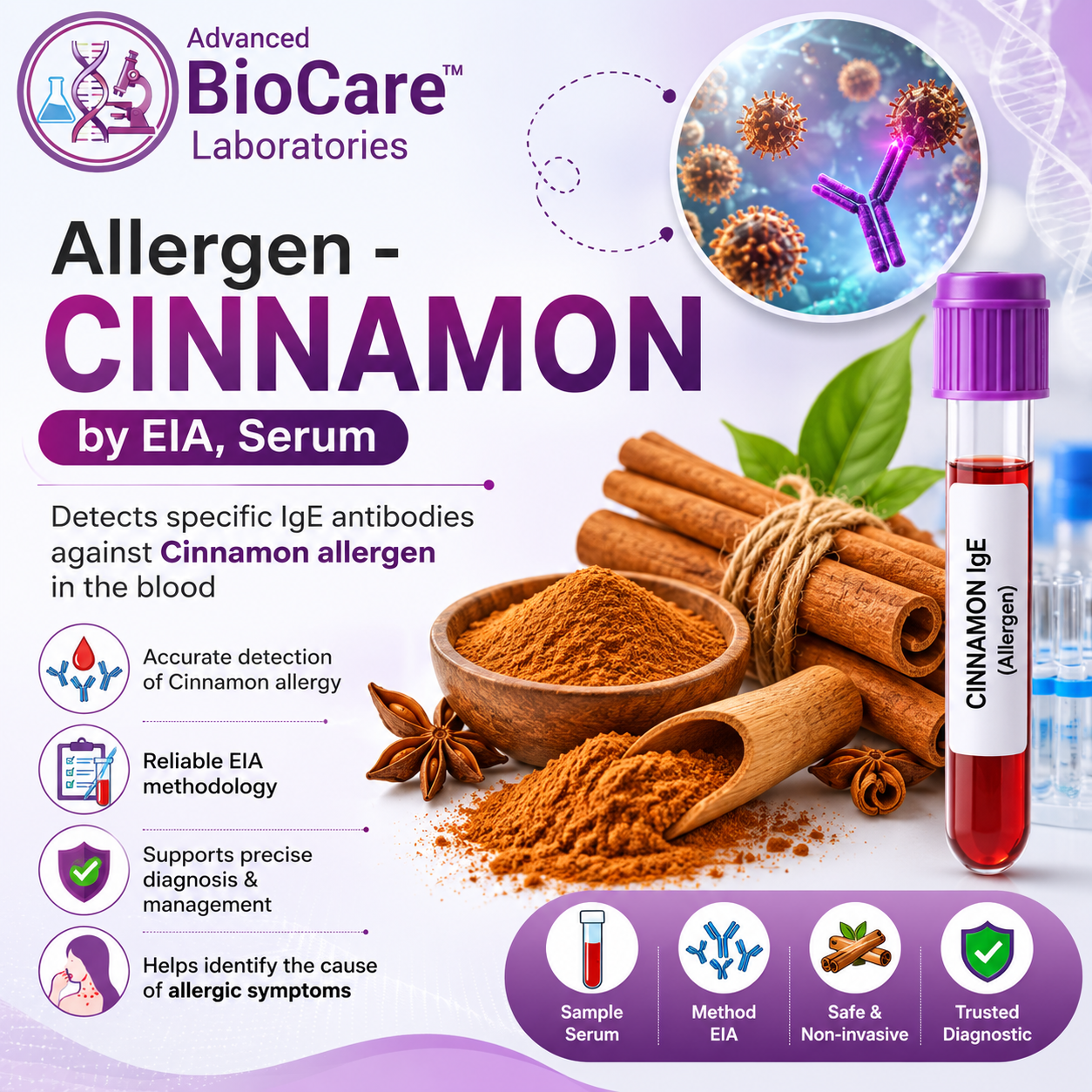 Allergen - CIANNAMON by EIA, Serum