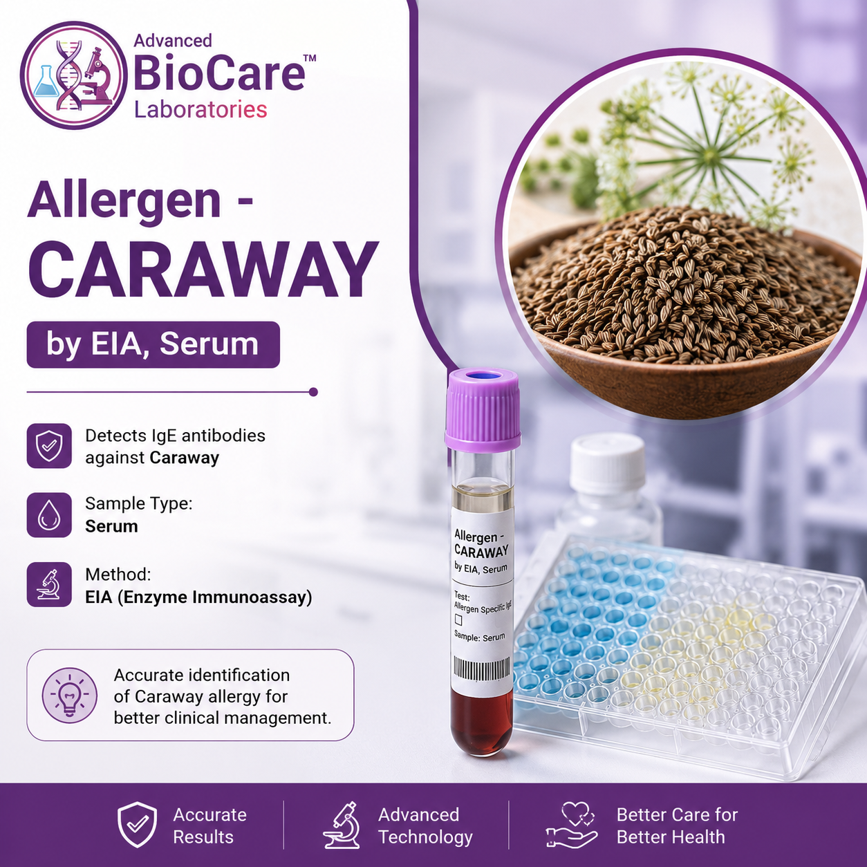 Allergen - CARAWAY by EIA, Serum