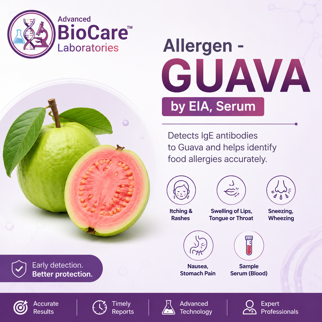 Allergen - GUAVA by EIA, Serum