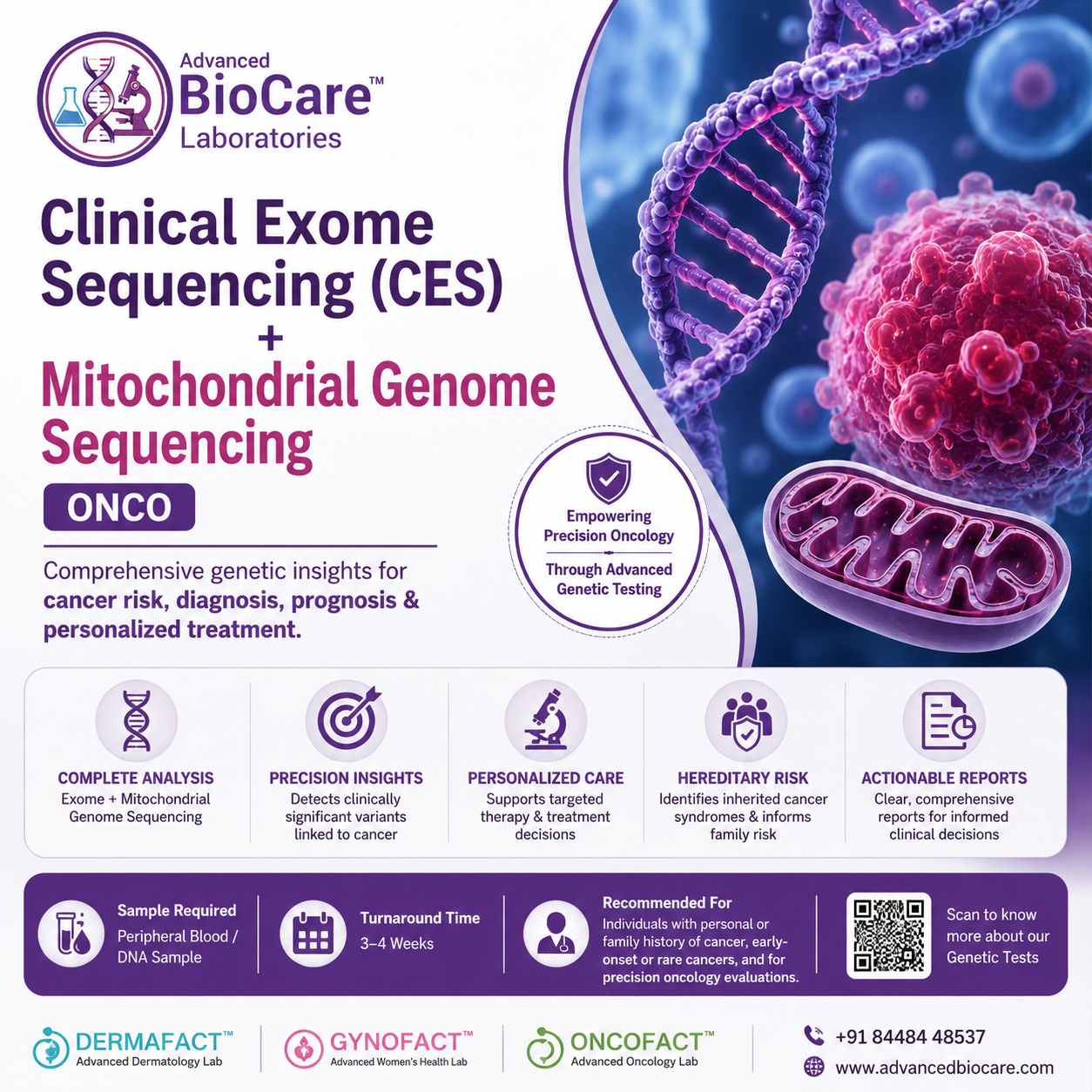 Clinical Exome Sequencing(CES) + Mitochondrial Genome Sequencing_ONCO