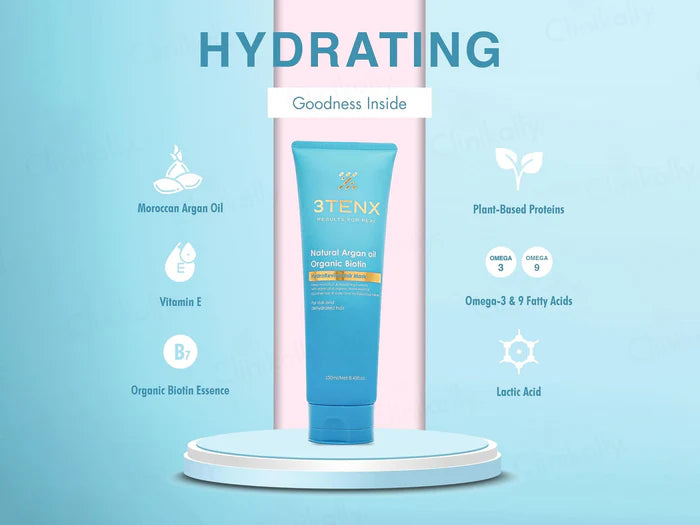 3Tenx HydraRevive Hair Mask – Deep Nourishment for Dull &amp; Dehydrated Hair