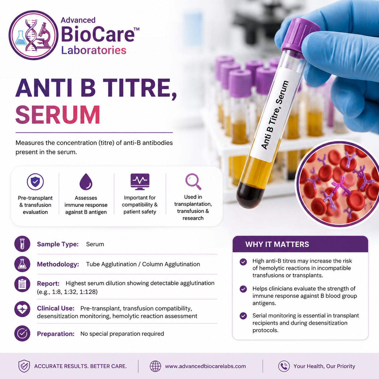Anti B Titre Serum