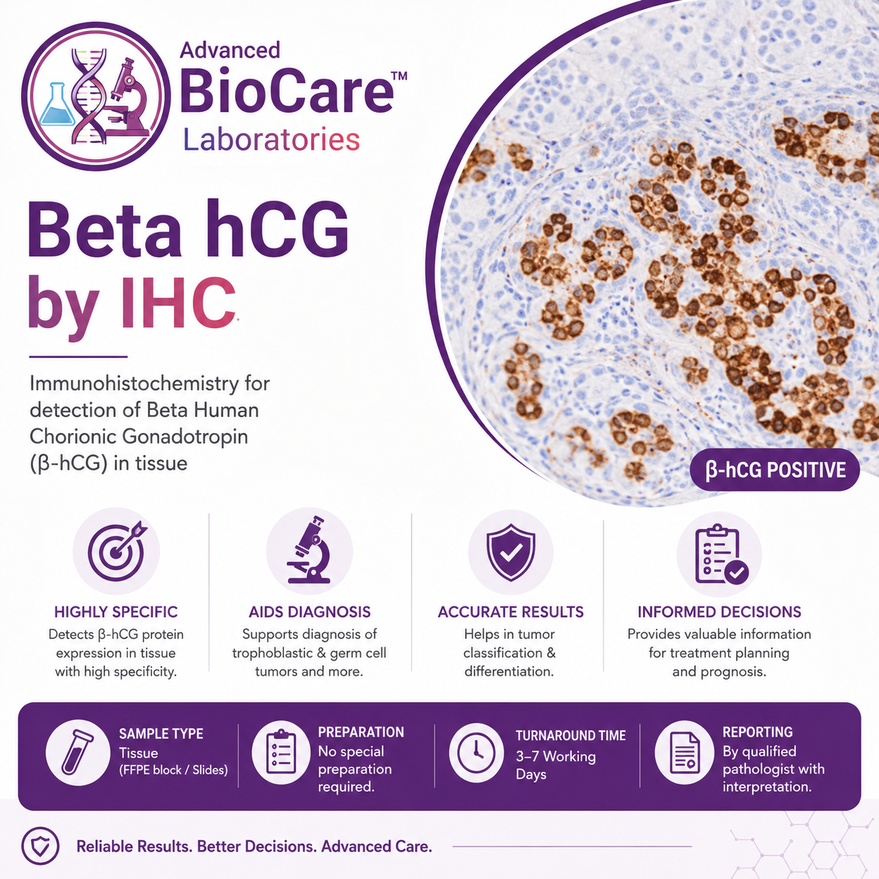 Beta HCG by IHC