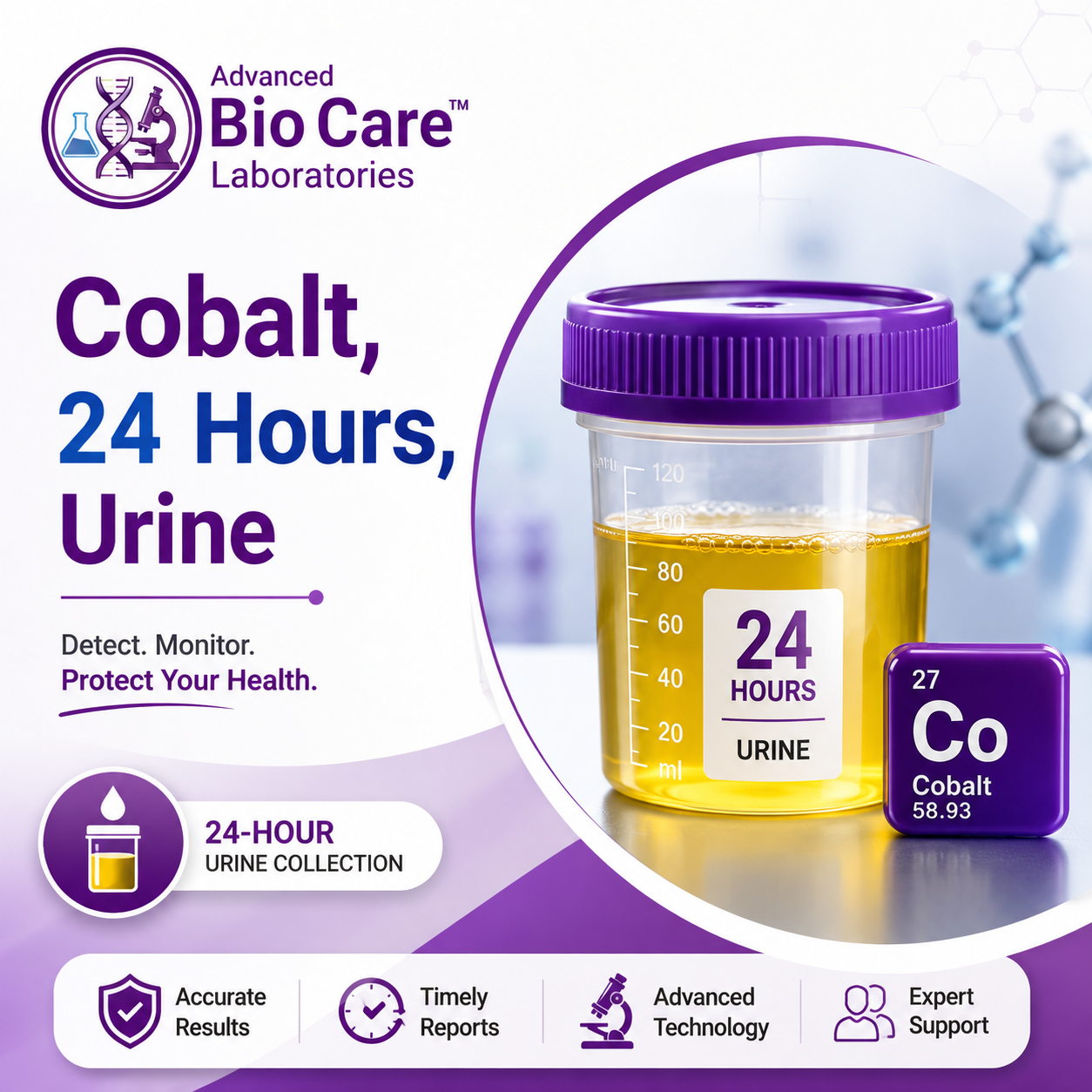 Cobalt, 24 hours, Urine