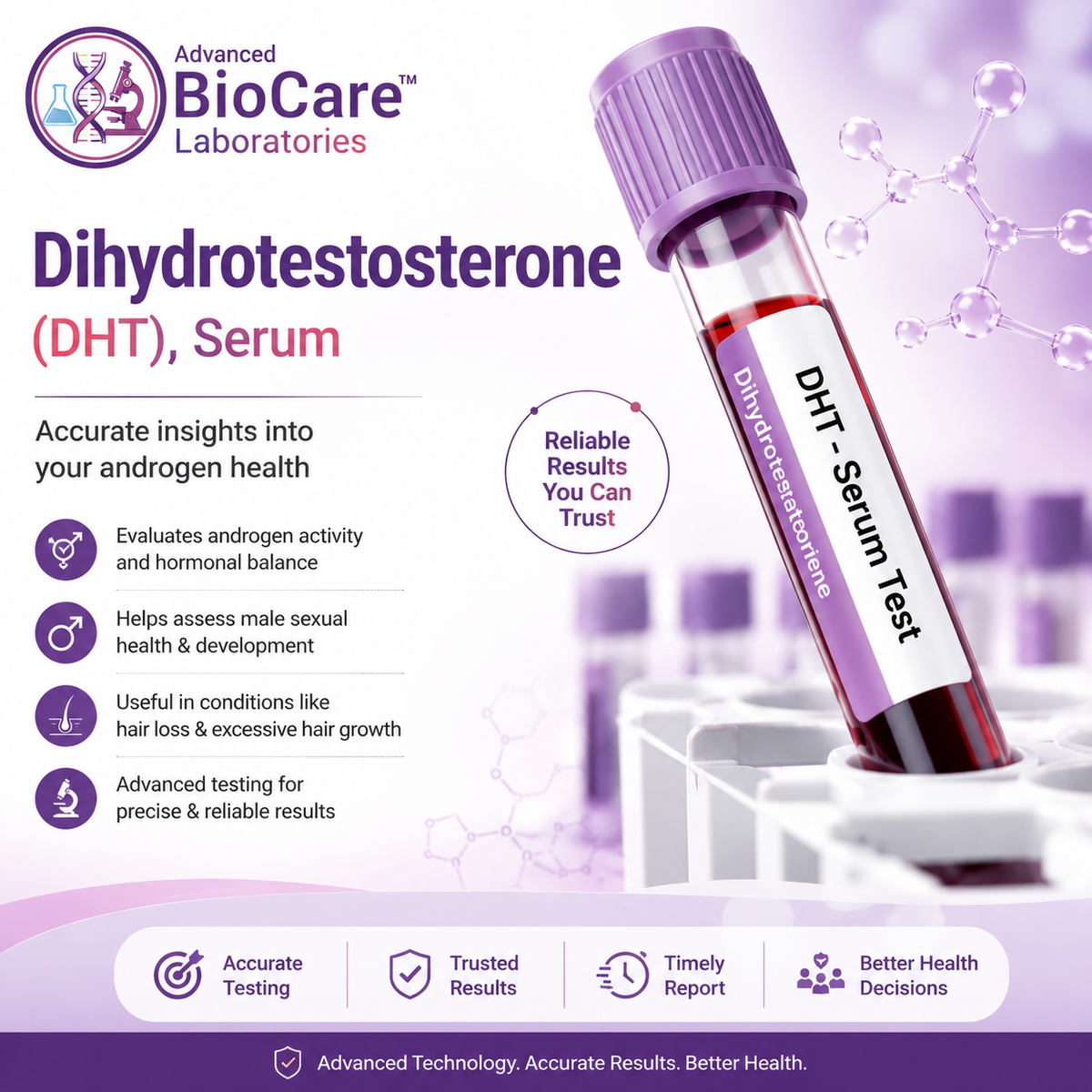 Dihydrotestosterone, Serum