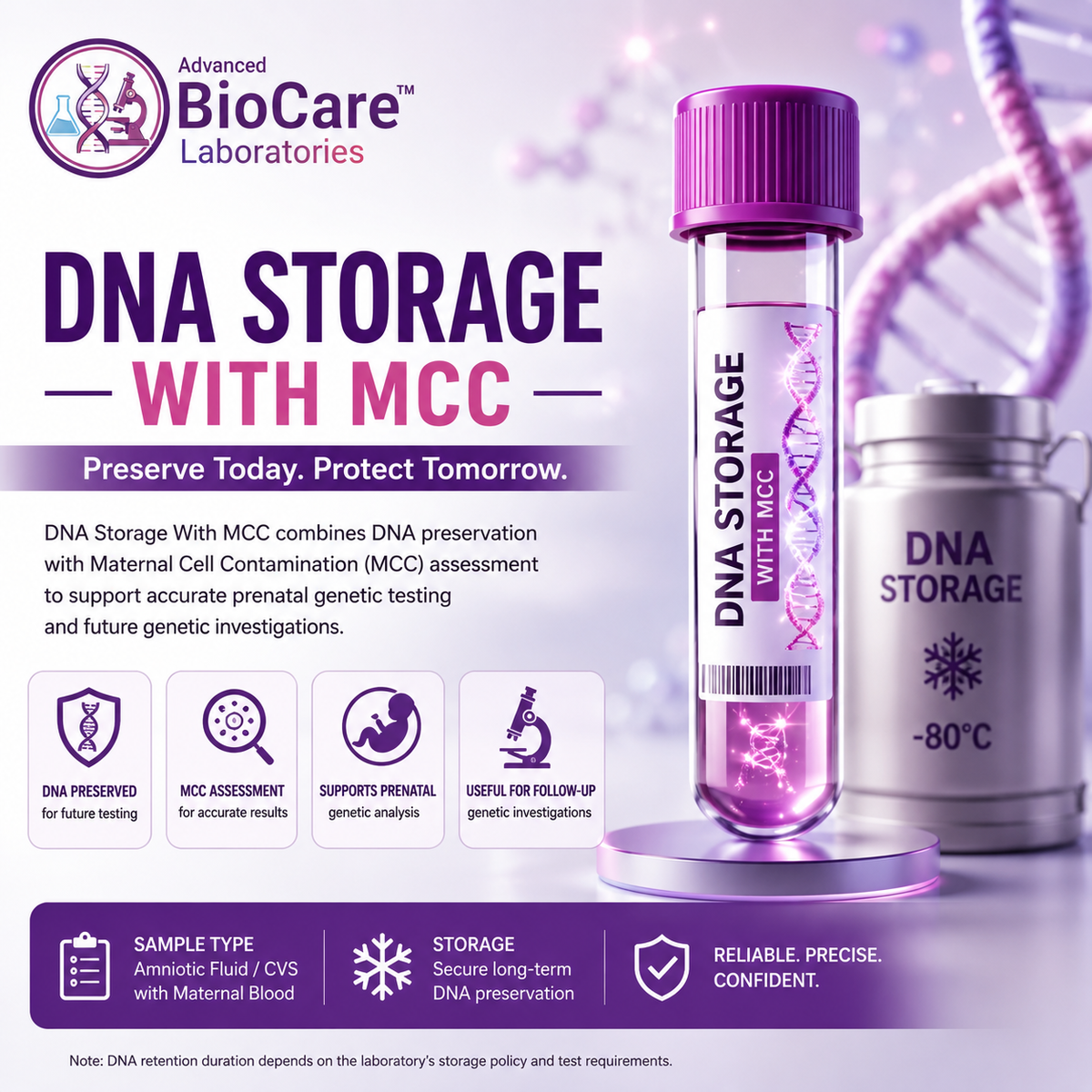 DNA Storage With MCC