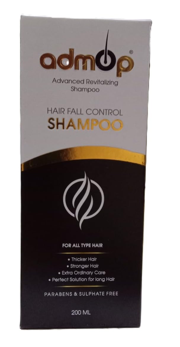 Admop Shampoo, 200ml – Advanced Hair Fall Control &amp; Scalp Nourishing Shampoo