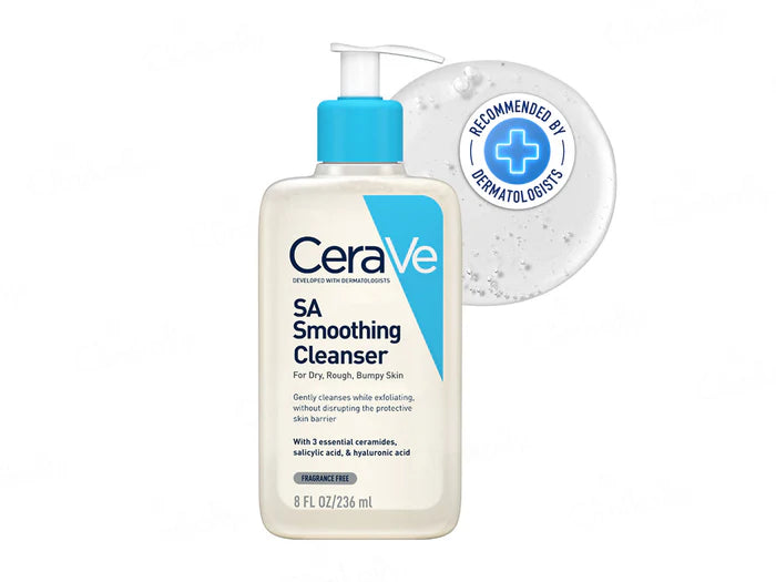 CeraVe SA Smoothing Cleanser For Dry, Rough &amp; Bumpy Skin