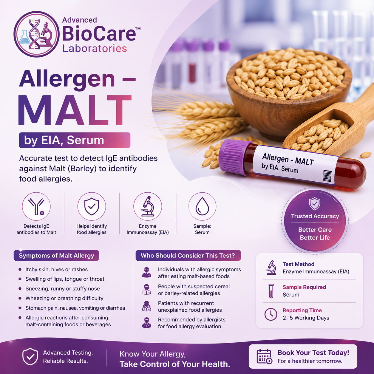 Allergen - MALT by EIA, Serum