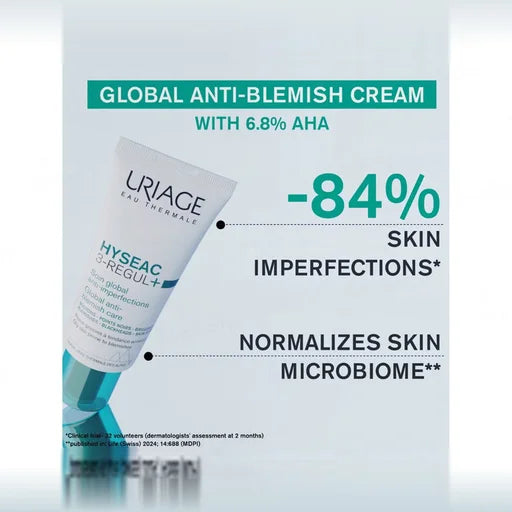 Uriage Hyséac 3-Regul+ Anti-Blemish Global Care – 40 mL