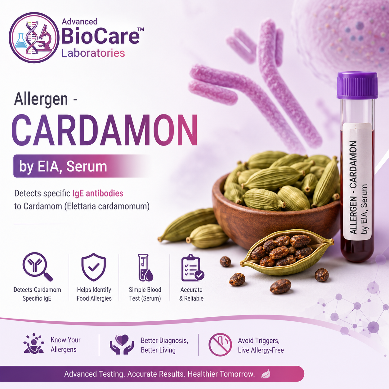 Allergen - CARDAMON by EIA, Serum
