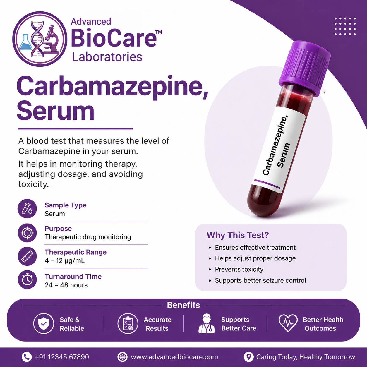 Carbamazepine, Serum