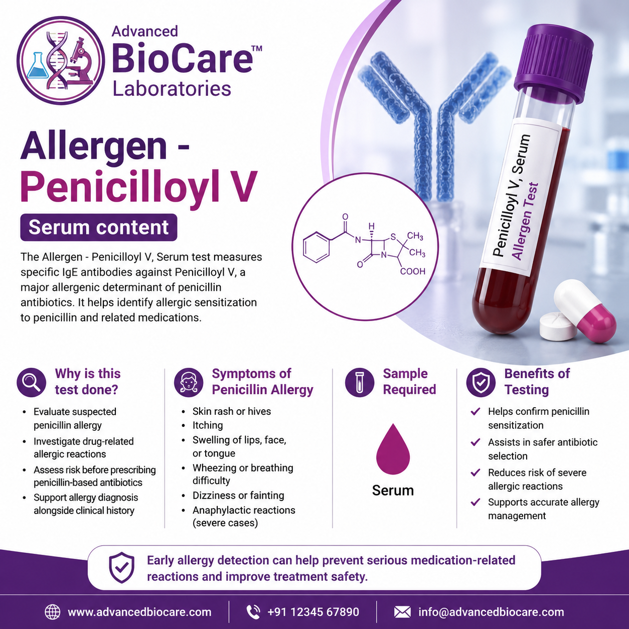 Allergen - Penicilloyl V, Serum