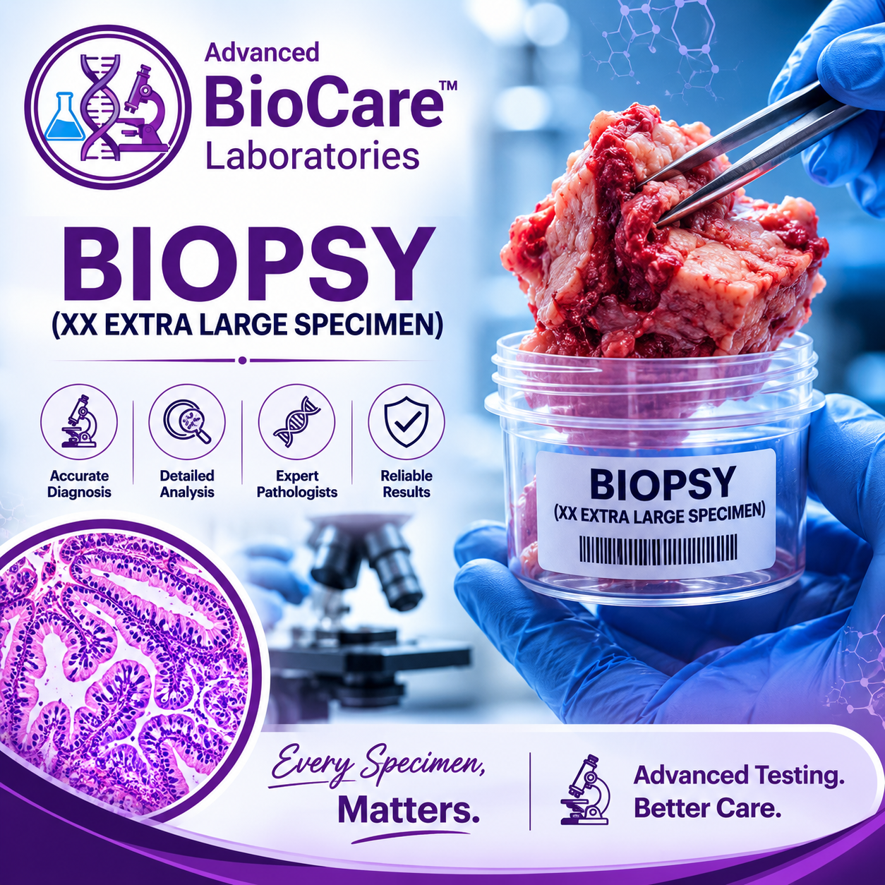 BIOPSY (XX EXTRA LARGE SPECIMEN)