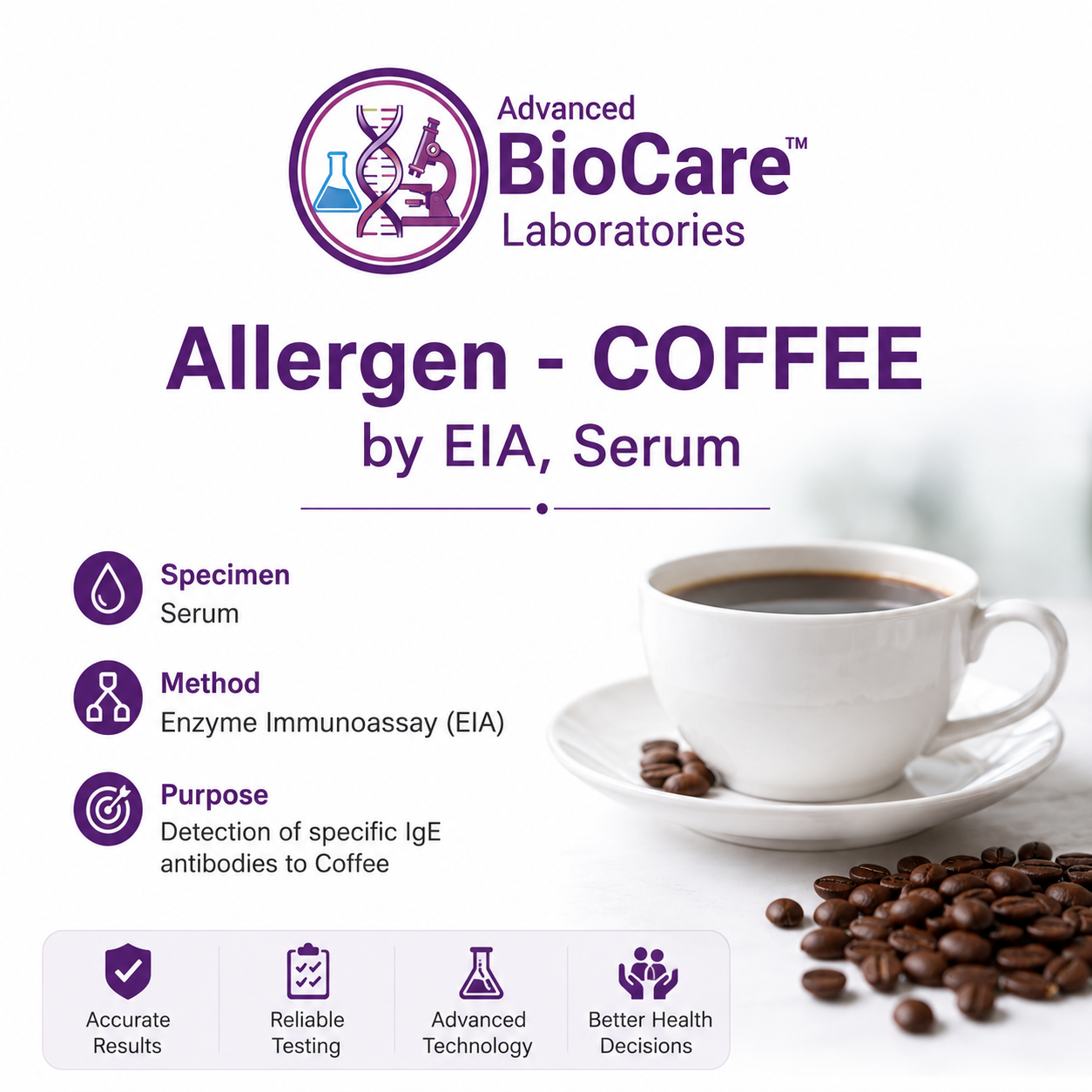 Allergen - COFFEE by EIA, Serum