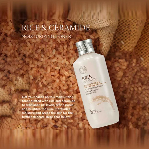 The Face Shop Rice & Ceramide Moisturizing Toner – 150 mL