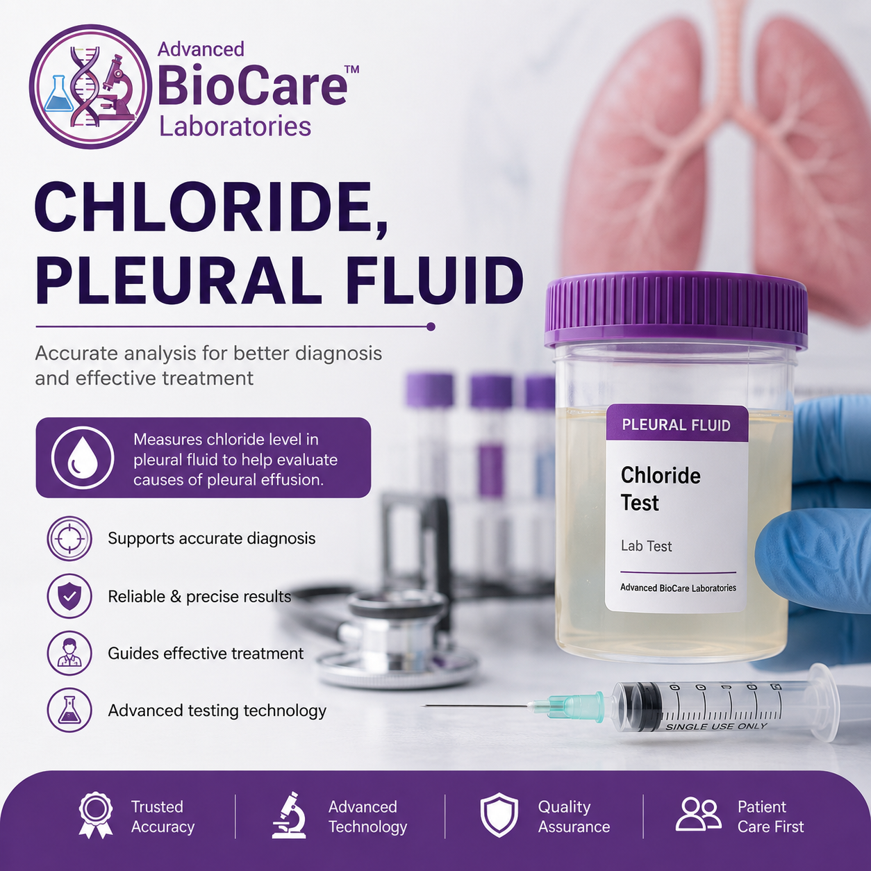 Chloride, pleural fluid
