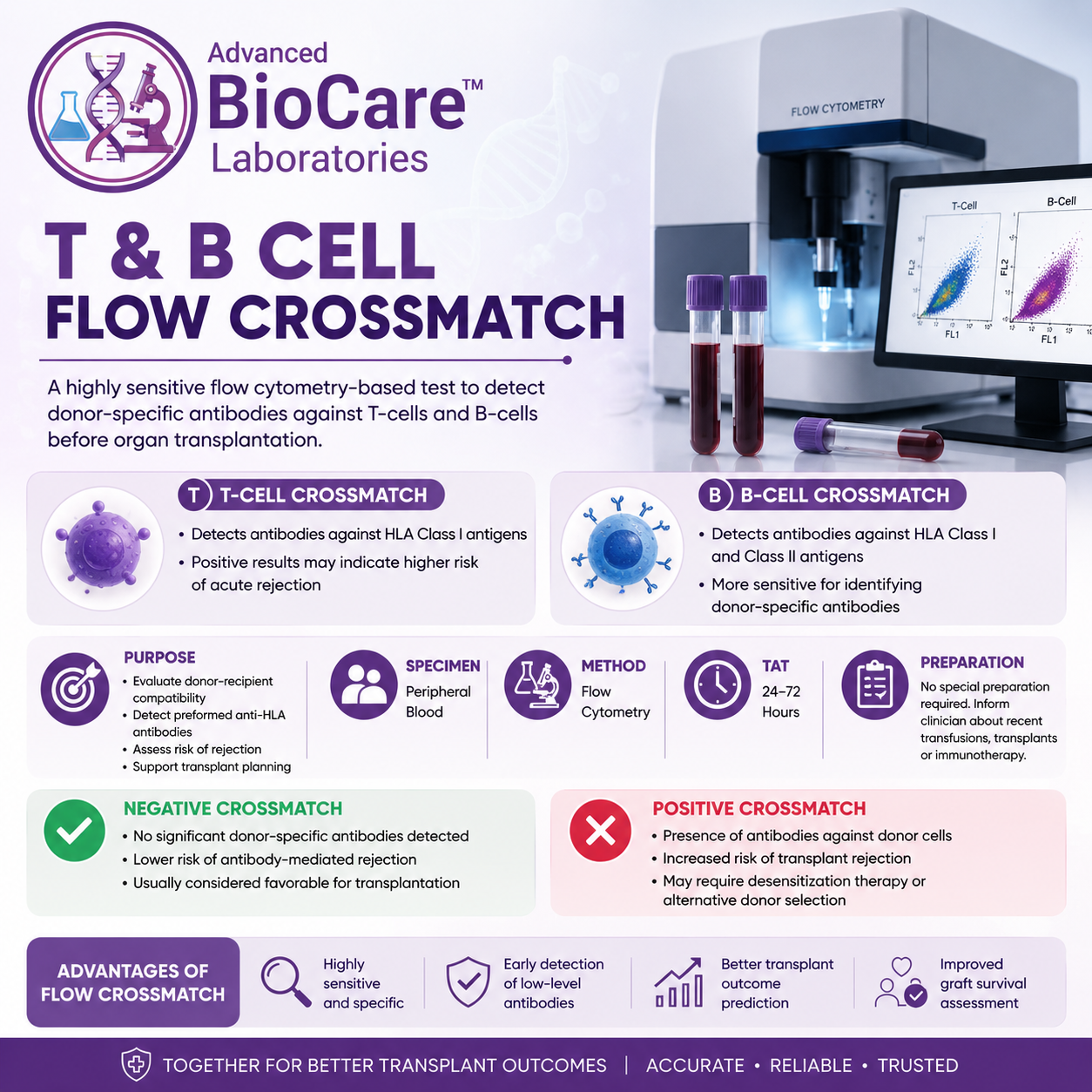 T & B Cell Flow Crossmatch
