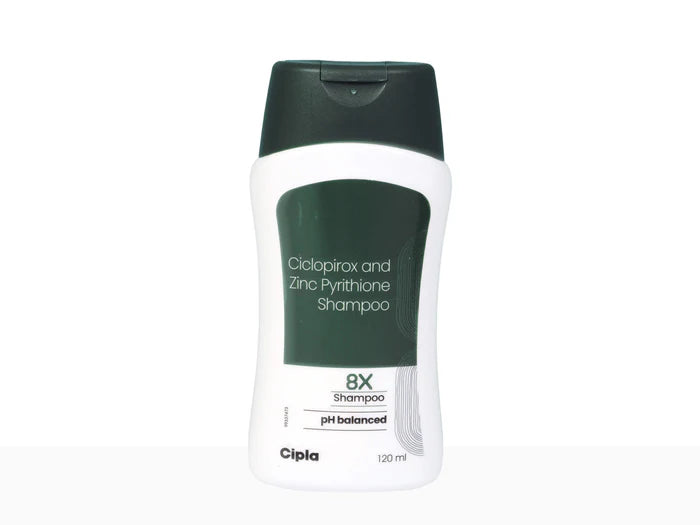 8X Shampoo – Ciclopirox 1% + Zinc Pyrithione 1%