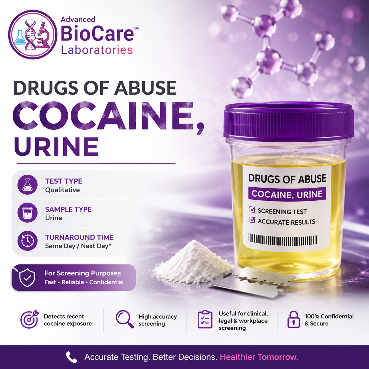 Drugs Of Abuse - Cocaine, Urine