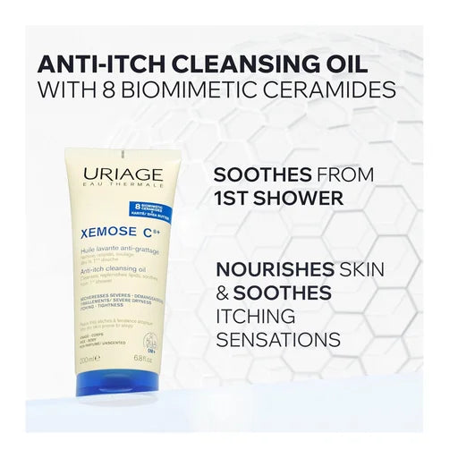 Uriage Xemose C8+ Anti-Itch Cleansing Oil – 200 mL