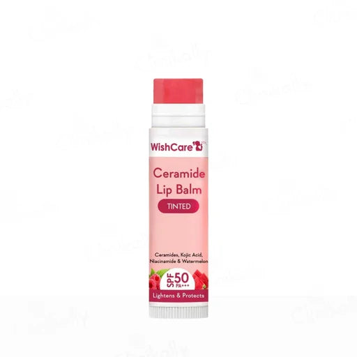 WishCare Ceramide Lip Balm – Tinted SPF 50 PA+++ | Lip Pigmentation &amp; Sun Protection – 5 g