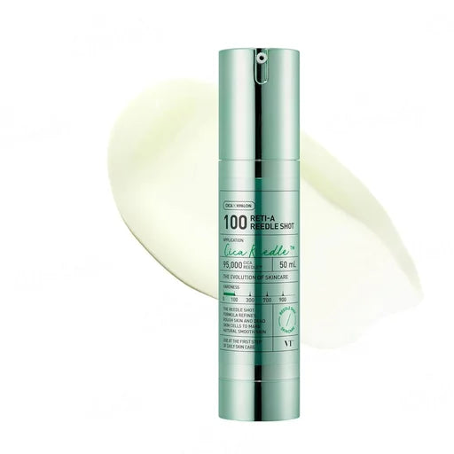 VT Cosmetics Reti-A Reedle Shot 100 – 50 mL | Retinol &amp; Bakuchiol Skin Texture Care
