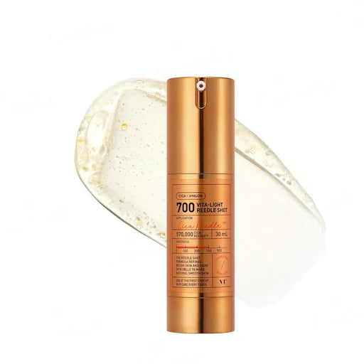 VT Cosmetics Vita-Light Reedle Shot 700 – 30 mL | Vitamin C Brightening &amp; Intensive Skin Texture Care