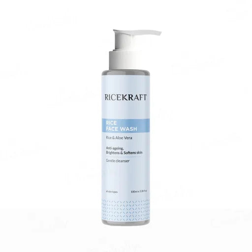 RiceKraft Rice &amp; Aloe Vera Gentle Cleanser Face Wash – 100 mL
