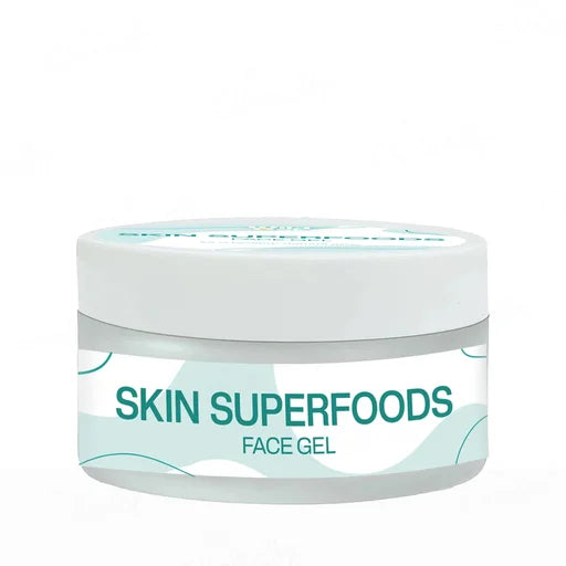 Wild Oak Skin Superfoods Face Gel – 100 g | Lightweight Hydration &amp; Skin-Conditioning Gel