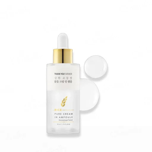 Thank You Farmer Rice Pure Cream In Ampoule – 50 mL