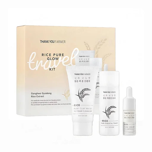 Thank You Farmer Rice Pure Glow Travel Kit – 70 mL
