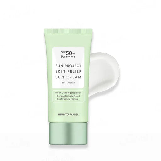 Thank You Farmer Sun Project Skin-Relief Sun Cream Sunscreen SPF 50+ PA++++ – 50 mL
