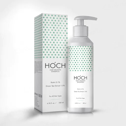 Hoch Hair Growth Shampoo – 200 mL | Biotin &amp; Green Tea Scalp Care