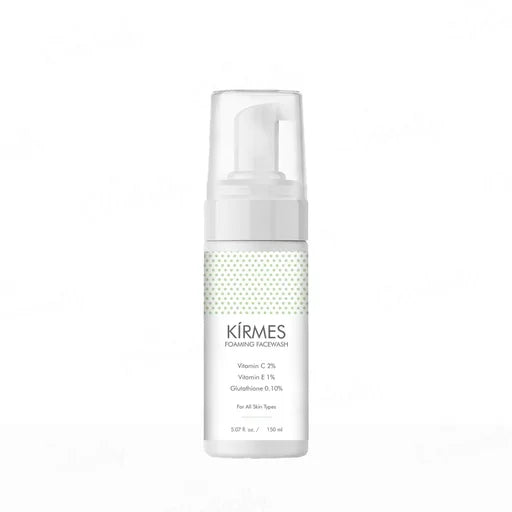 Kirmes Foaming Facewash for All Skin Types – 150 mL | Vitamin C, Vitamin E &amp; Glutathione