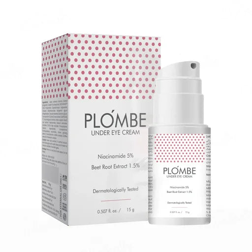 Plombe Under Eye Cream – 15 g | Dark Circle, Puffiness &amp; Hydration Care