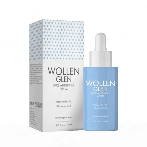 Wollen Glen Face Whitening Serum – 50 mL | Niacinamide &amp; Glutathione Brightening Serum
