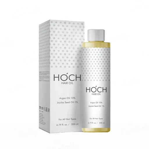 Hoch Argan &amp; Jojoba Seed Hair Oil – 200 mL | Deep Nourishment, Frizz Control &amp; Shine