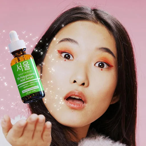 SeoulCeuticals 3% Polyglutamic Acid Face Serum – 30 mL