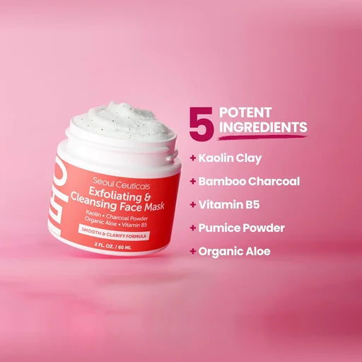 SeoulCeuticals Exfoliating & Cleansing Face Mask – 60 mL