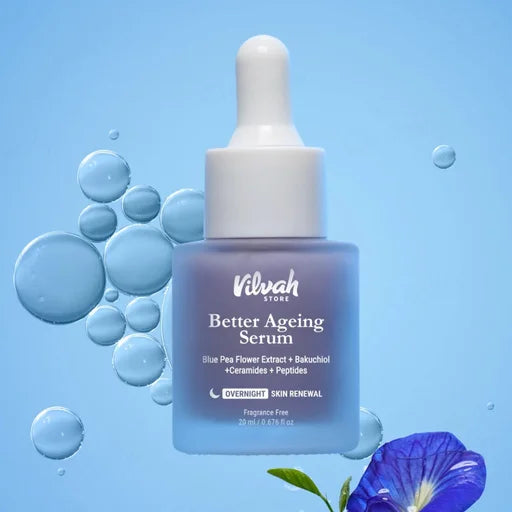 Vilvah Store Better Ageing Serum – 20 mL | Overnight Skin Renewal